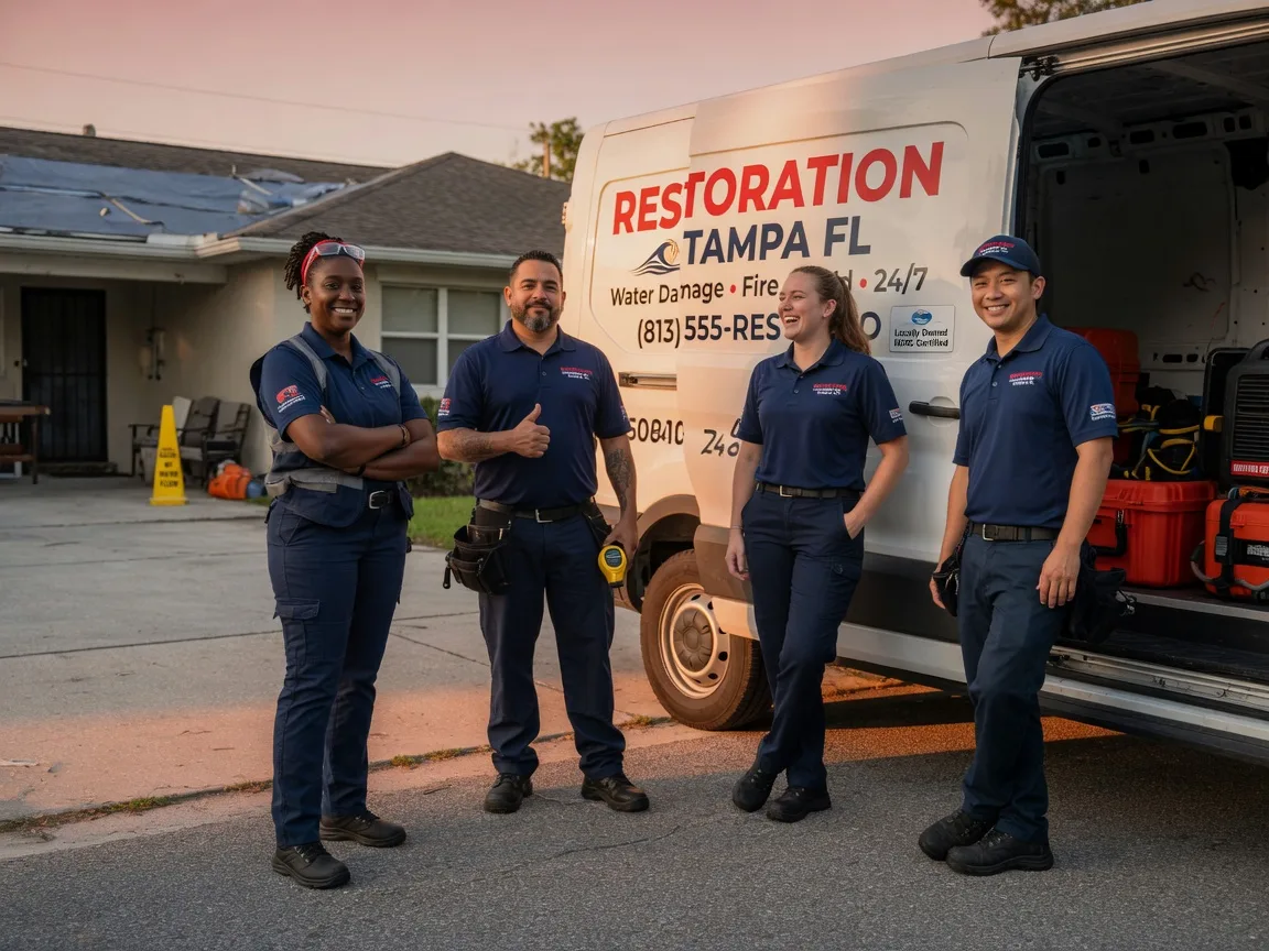 Water Damage Restoration company in New London, TX